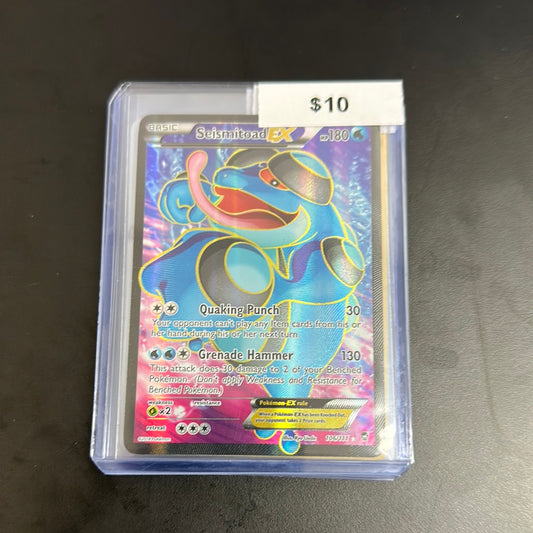 Pokémon Furious Fists Seismitoad EX 106/111