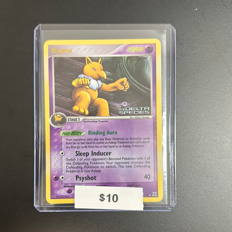 Pokémon Hypno Ex Delta Species Stamped 23/113