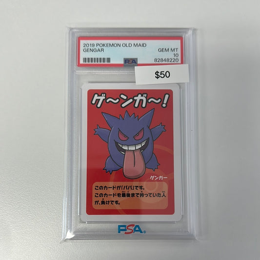 2019 Pokémon Old Maid Gengar PSA 10