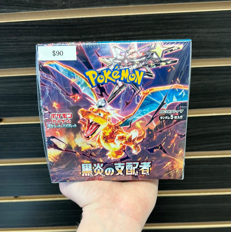 Pokemonpa Japanese Black Flame Booster Box (Obsidian Flames)