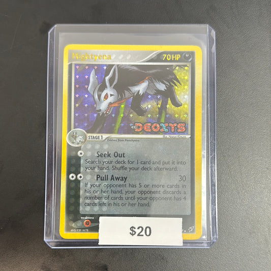 Pokémon Mightyena Ex Deoxys Reverse Holo 12/107
