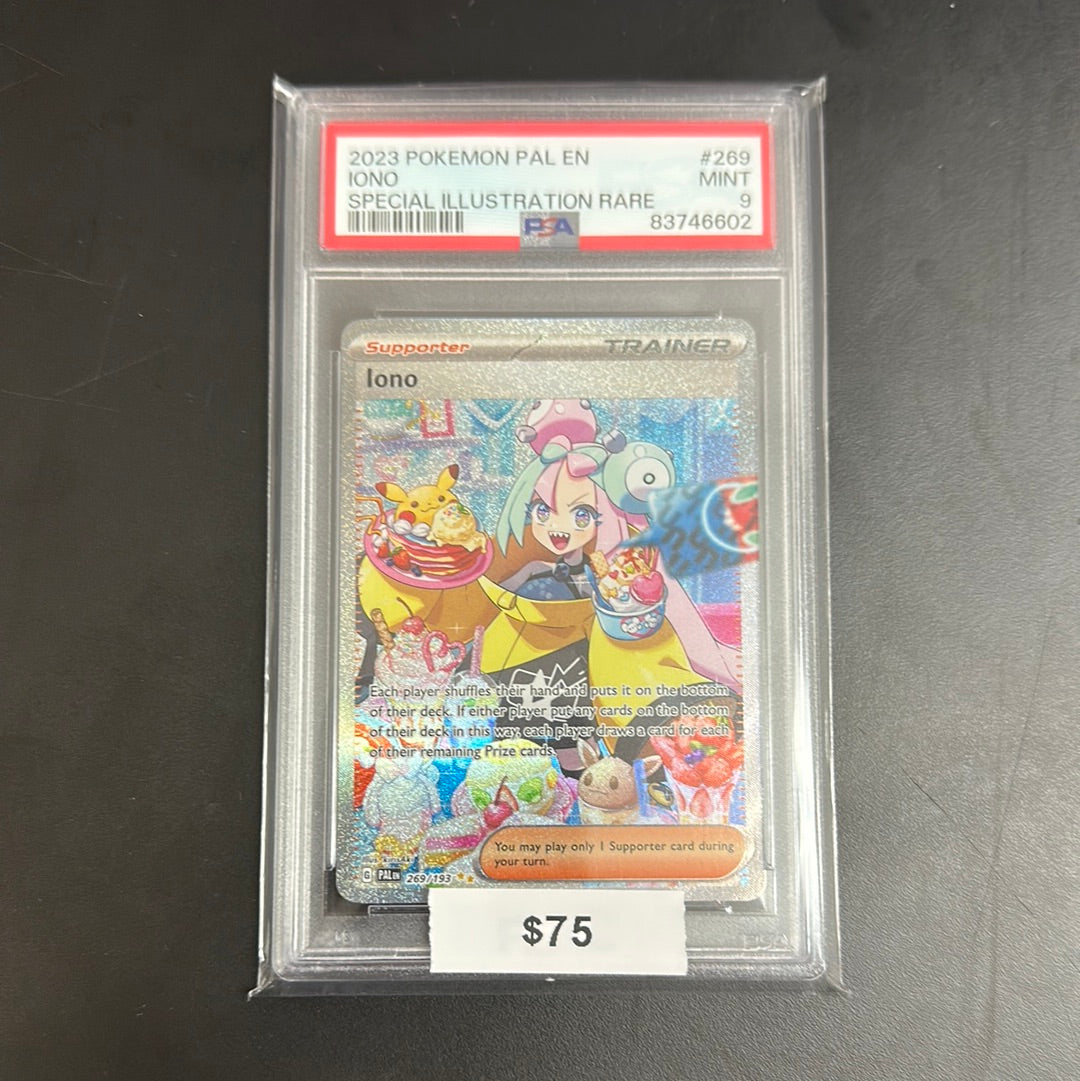 2023 Pokémon Iono Special Illustration Rare #269 PSA 9