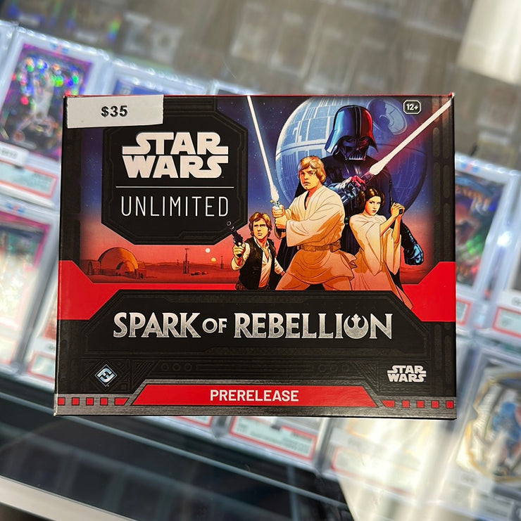Star Wars Unlimited Spark Of Rebellion Prerelease Box
