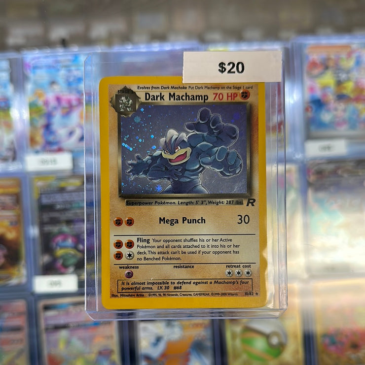 Pokémon Team Rocket Dark Machamp Holo 10/82