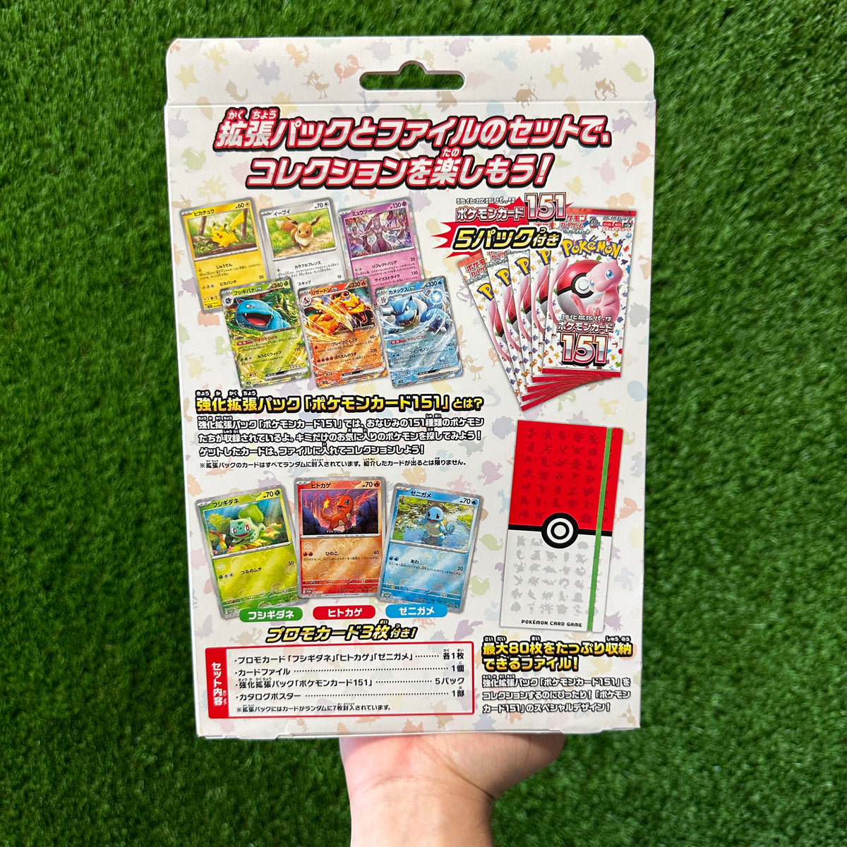 Pokemon 151 Japanese Poke Ball Card File