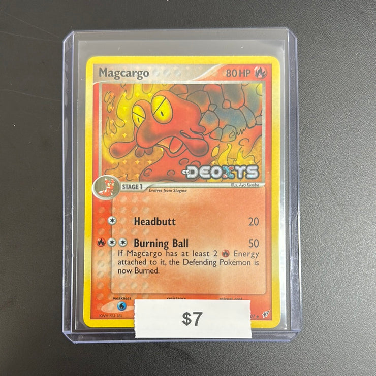 Pokémon Magcargo Ex Deoxys Stamped 37/107