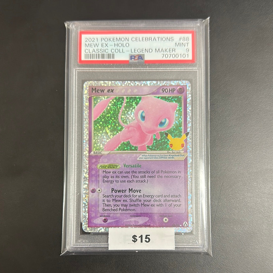 Pokémon Celebrations Mew EX Holo #88 PSA 9
