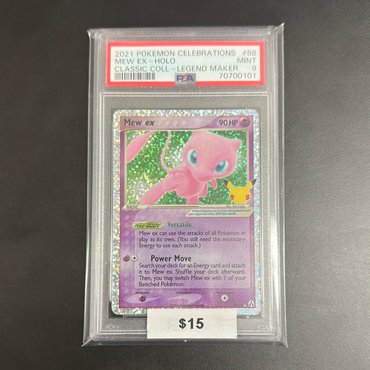 Pokémon Celebrations Mew EX Holo #88 PSA 9
