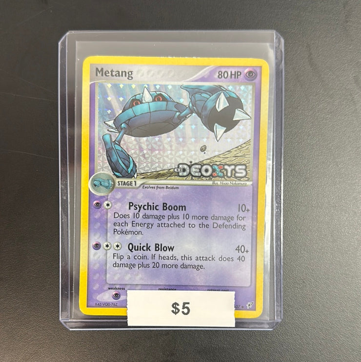 Pokémon Metang Ex Deoxys Stamped