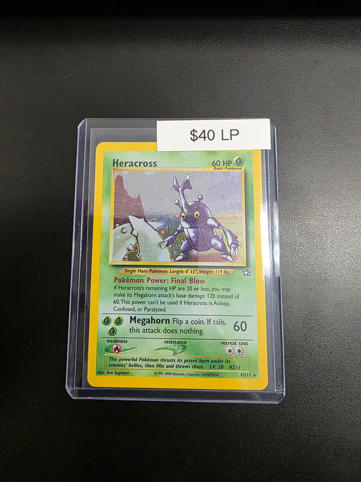 Pokemon Heracross 6/111 LP