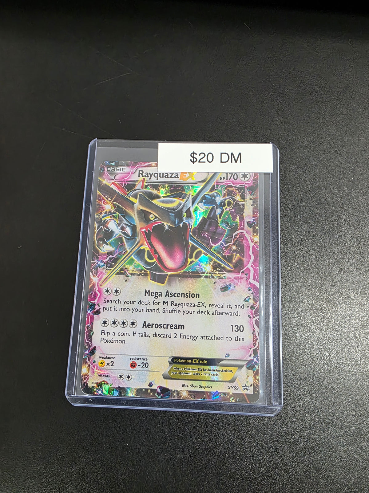 Pokemon Rayquaza ex XY69 DM