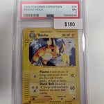 Pokemon Raichu holo 25/165 PSA 7