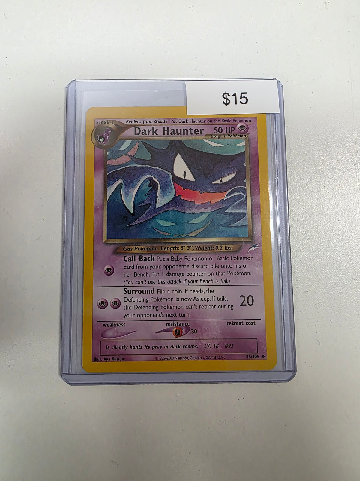 Pokemon Dark Haunter 36/105