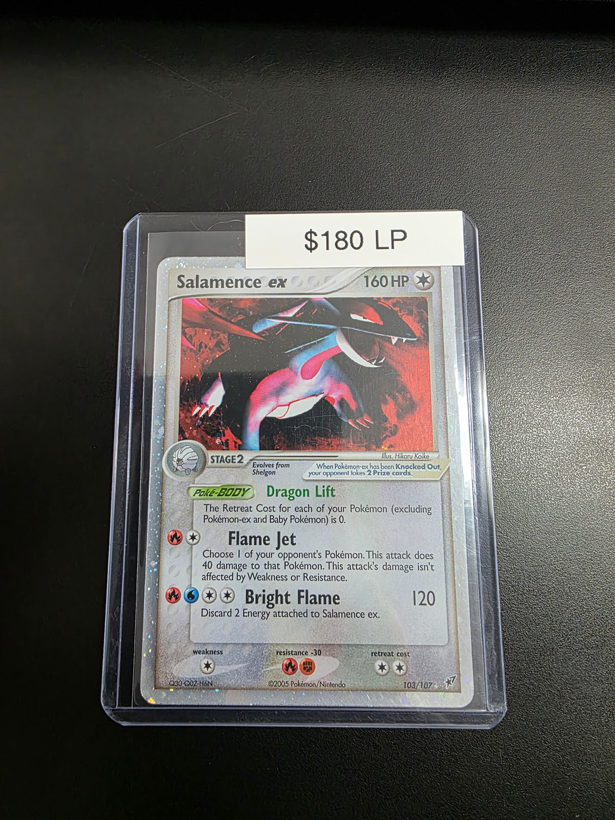 Pokemon Salamence ex 103/107 LP