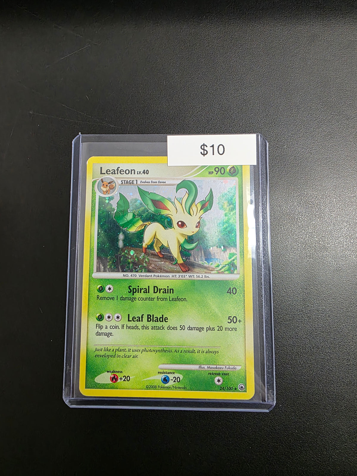 Pokemon Leafeon 24/100 HP