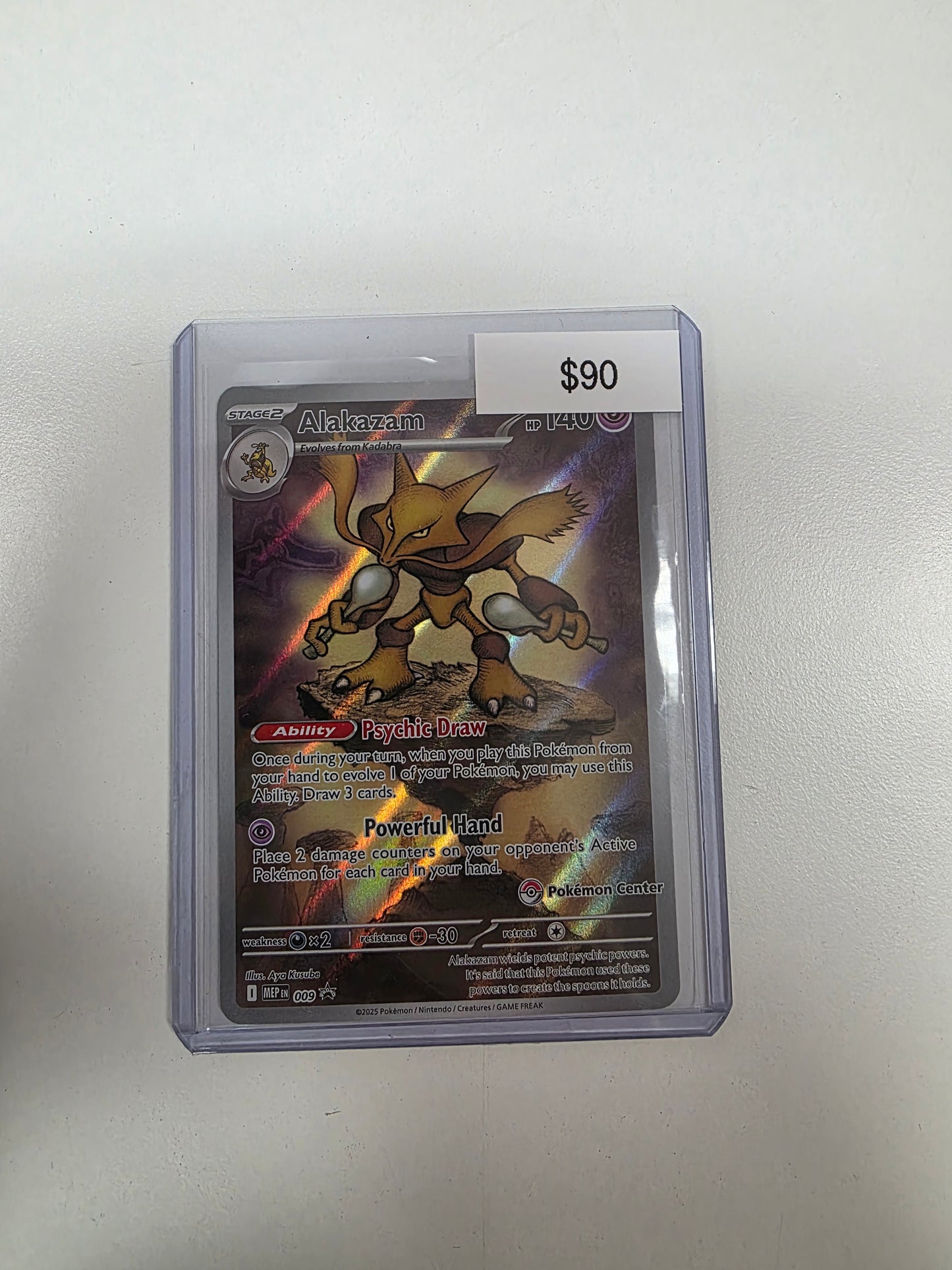 Pokemon Alakazam Pokemon Center promo 009