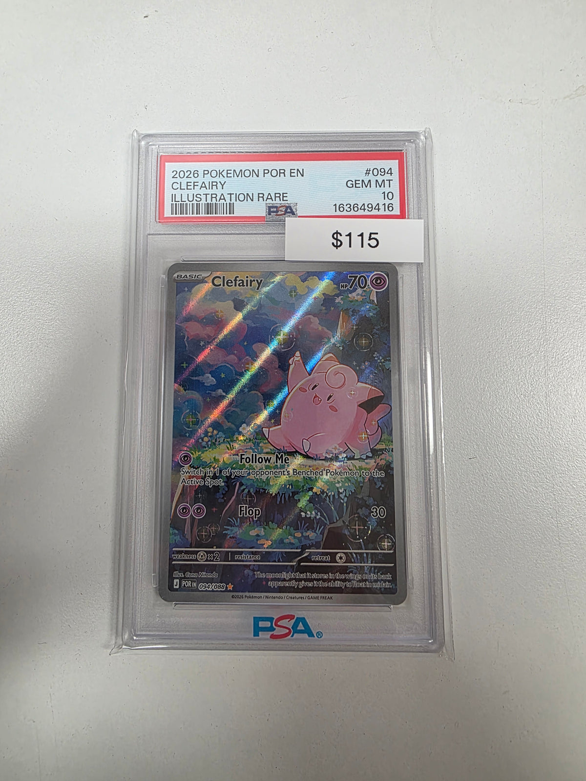 Pokemon Clefairy 094/088 PSA 10
