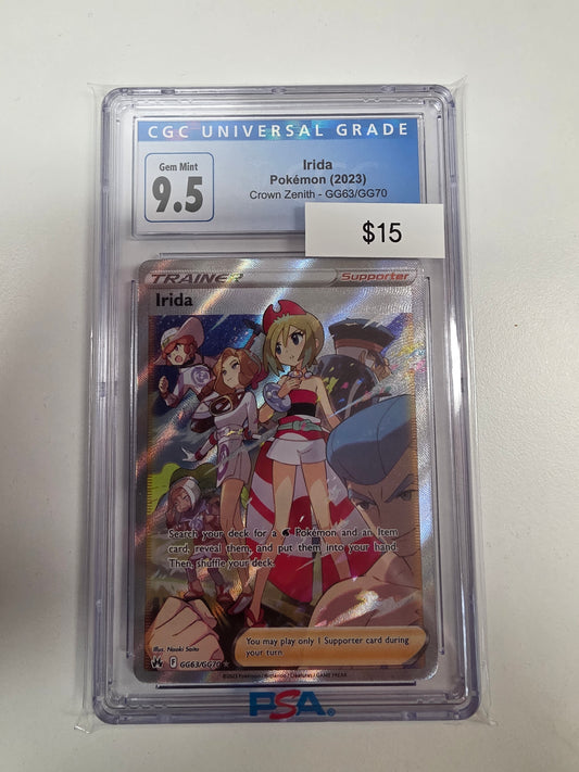 Pokemon Irida GG63/GG70 CGC 9.5