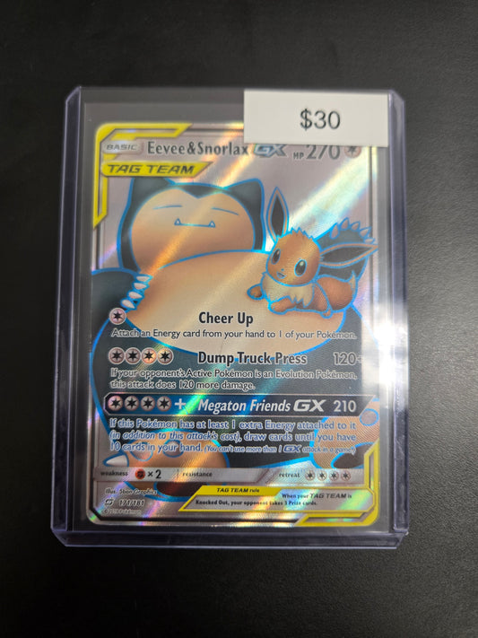 Pokemon Eevee & Snorlax GX Tag Team 171/181
