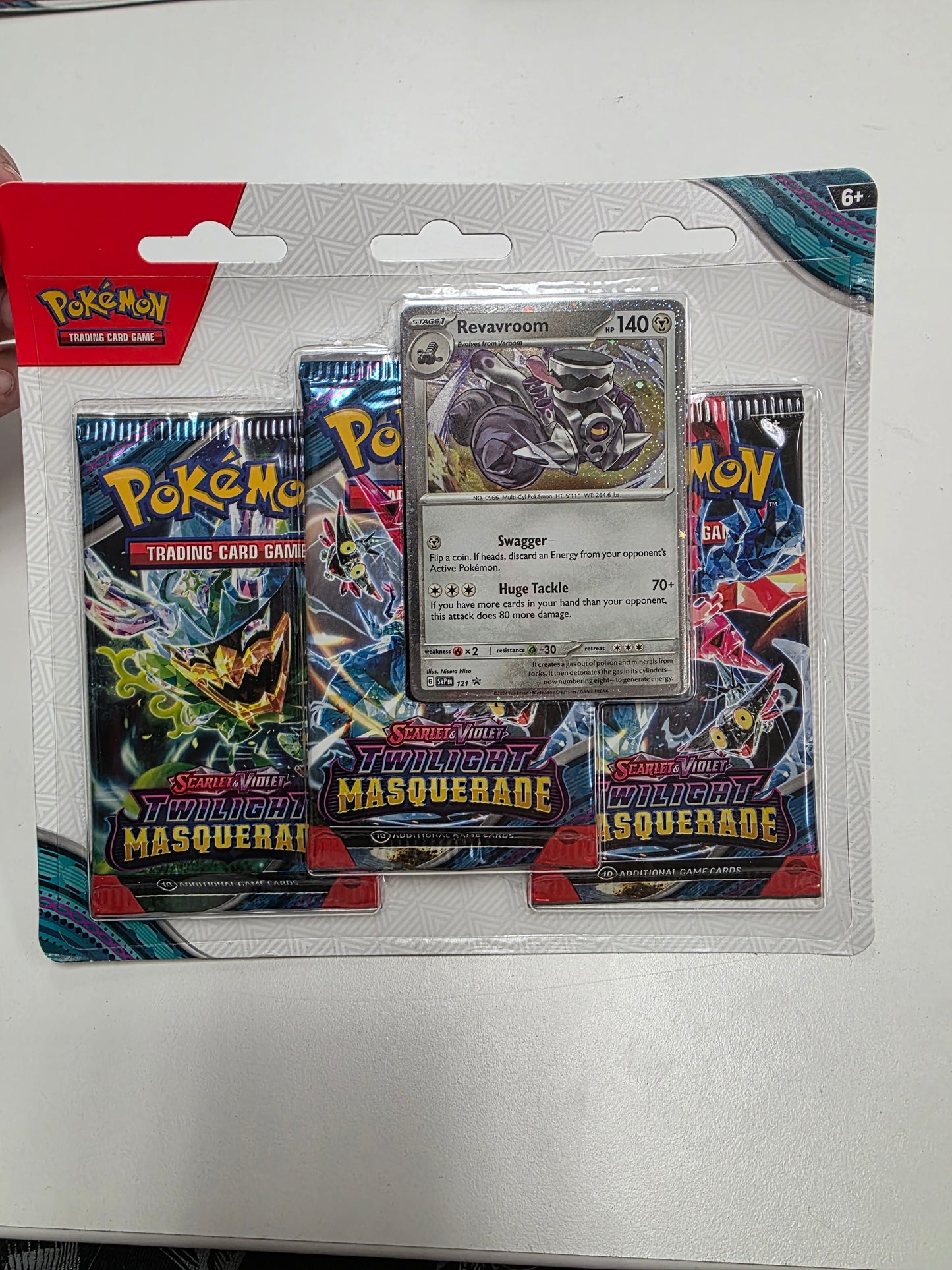 Pokemon Twilight Masquerade 3-pack Blister.