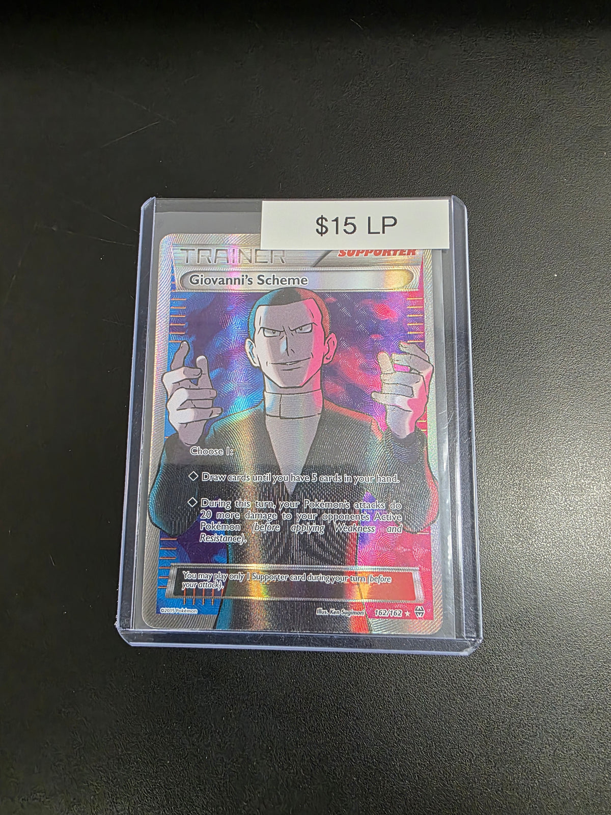 Pokemon Giovanni's Scheme 162/162 LP