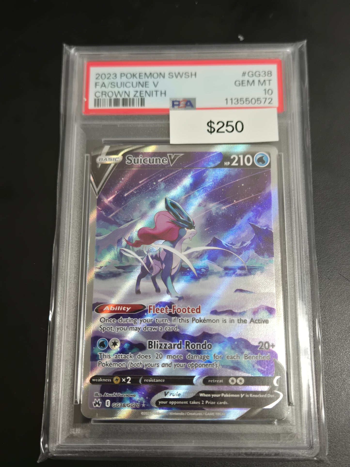 Pokemon Suicide V GG38/GG70 PSA 10