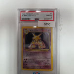 Pokemon Alakazam Holo 1/102 PSA 8