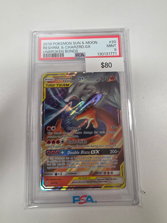 Pokemon Reshiram & Charizard GX 20/214