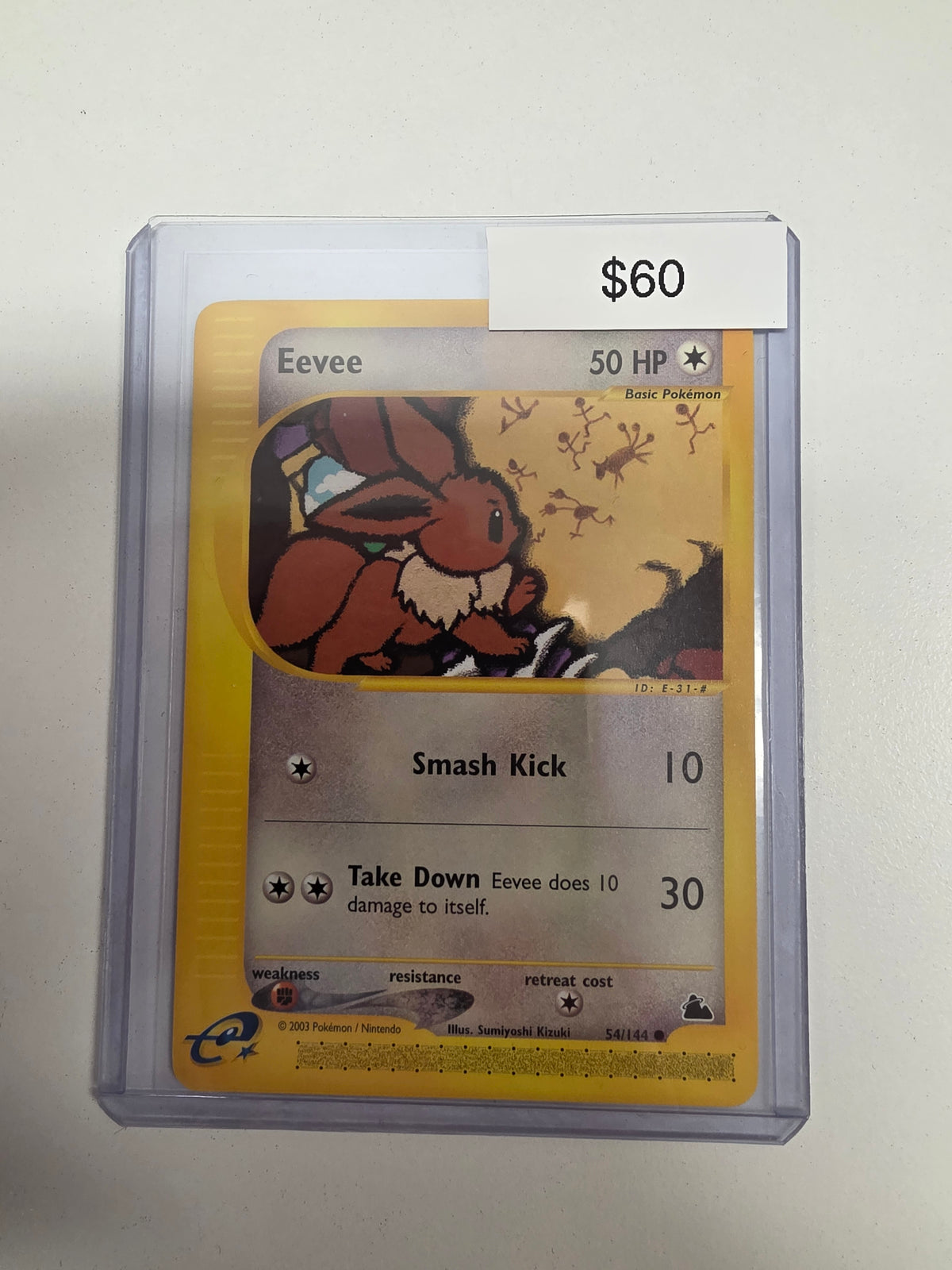 Pokemon Eevee non foil 54/144
