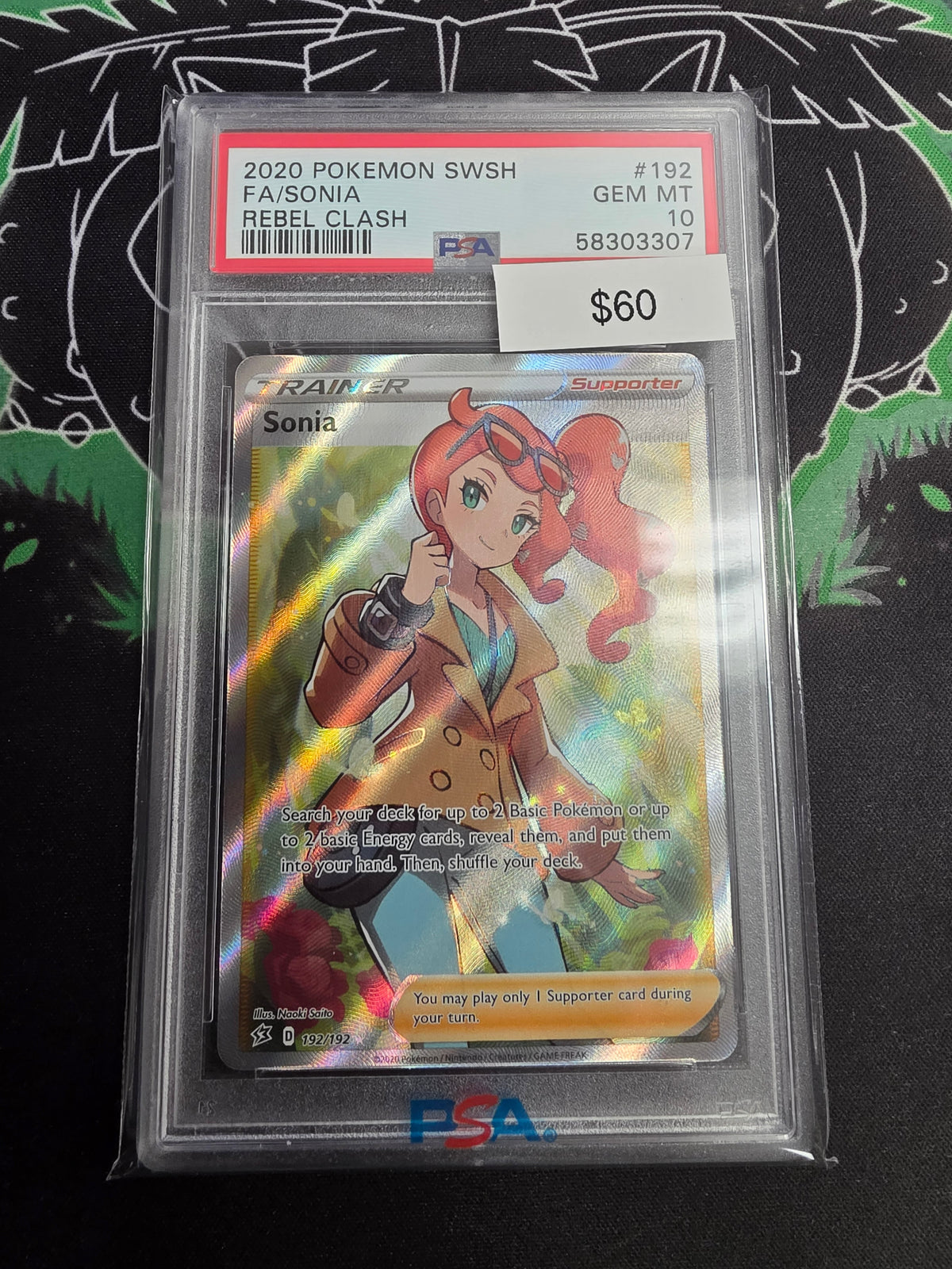 Pokemon Sonia 192/192 PSA 10