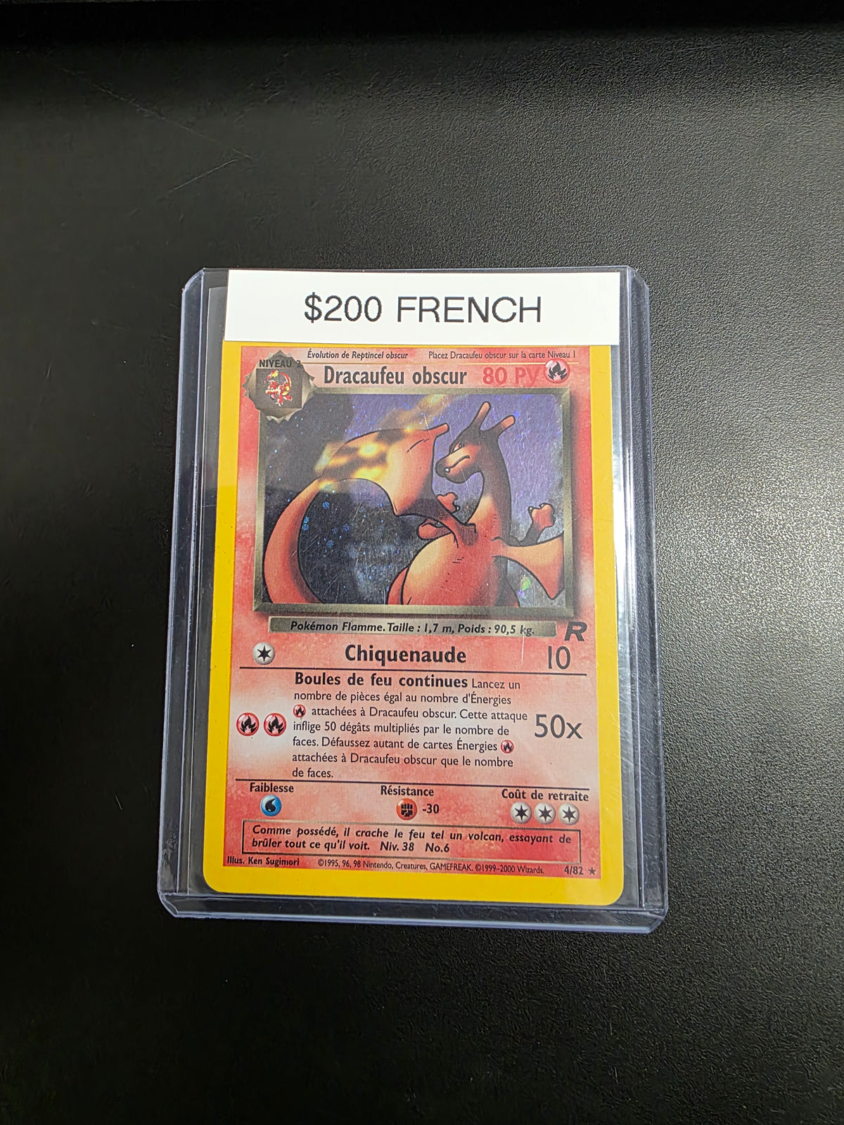 Pokemon French Charizard 4/82