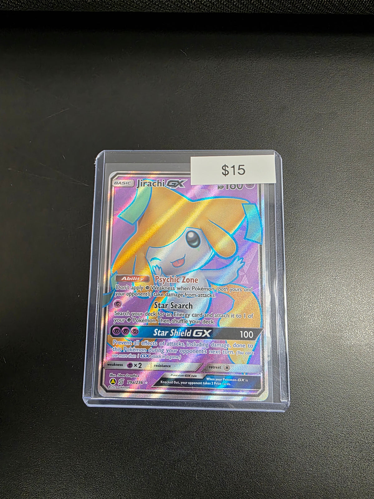 Pokemon Jirachi GX 79a/236