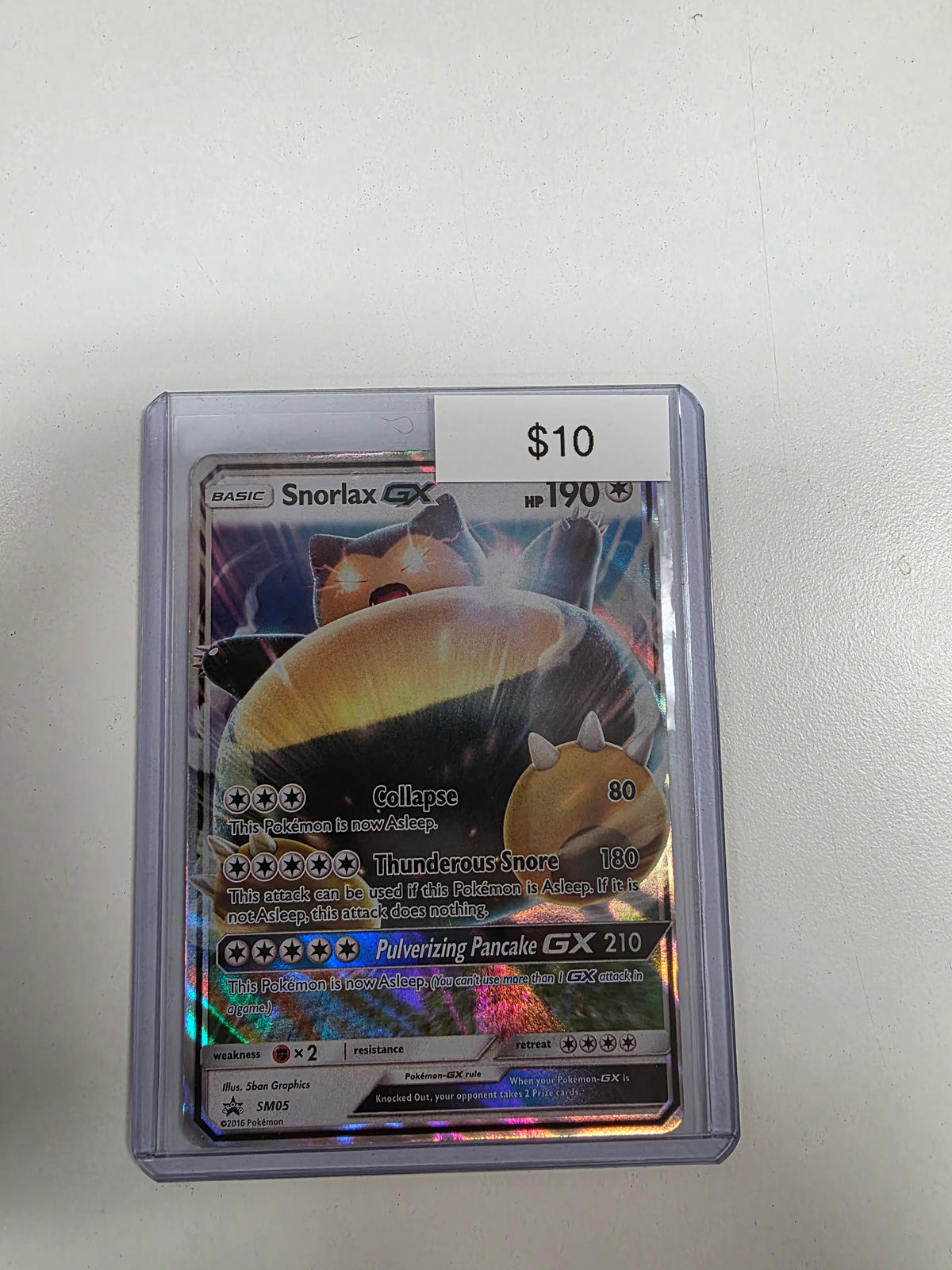 Pokemon Snorlax gx SM05