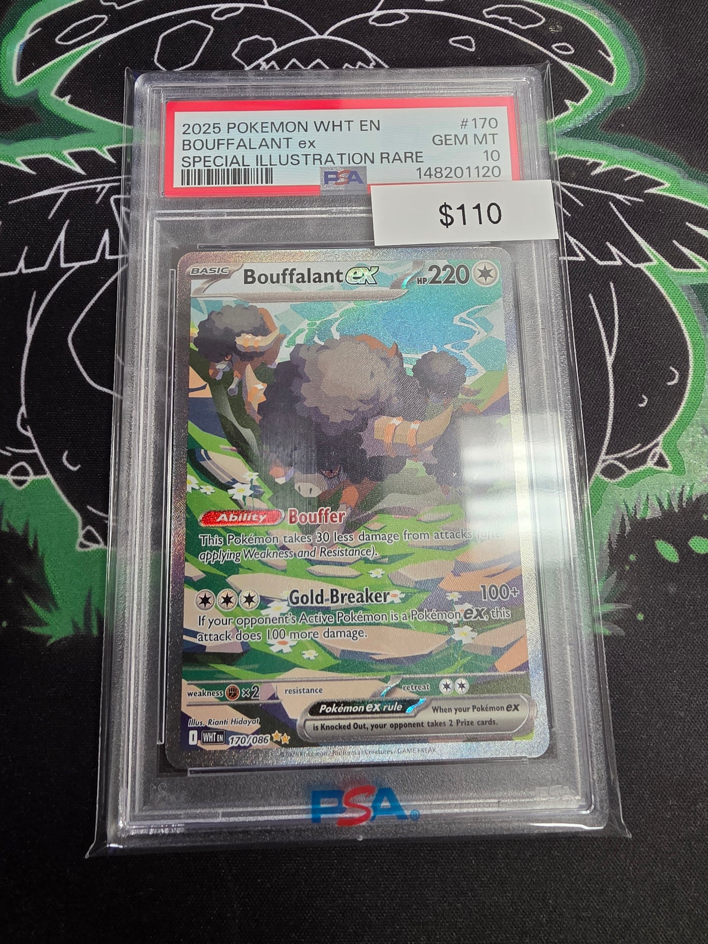 Pokemon Bouffalant ex 170/086 PSA 10