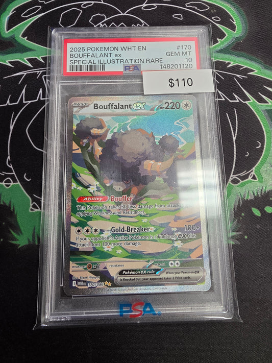 Pokemon Bouffalant ex 170/086 PSA 10