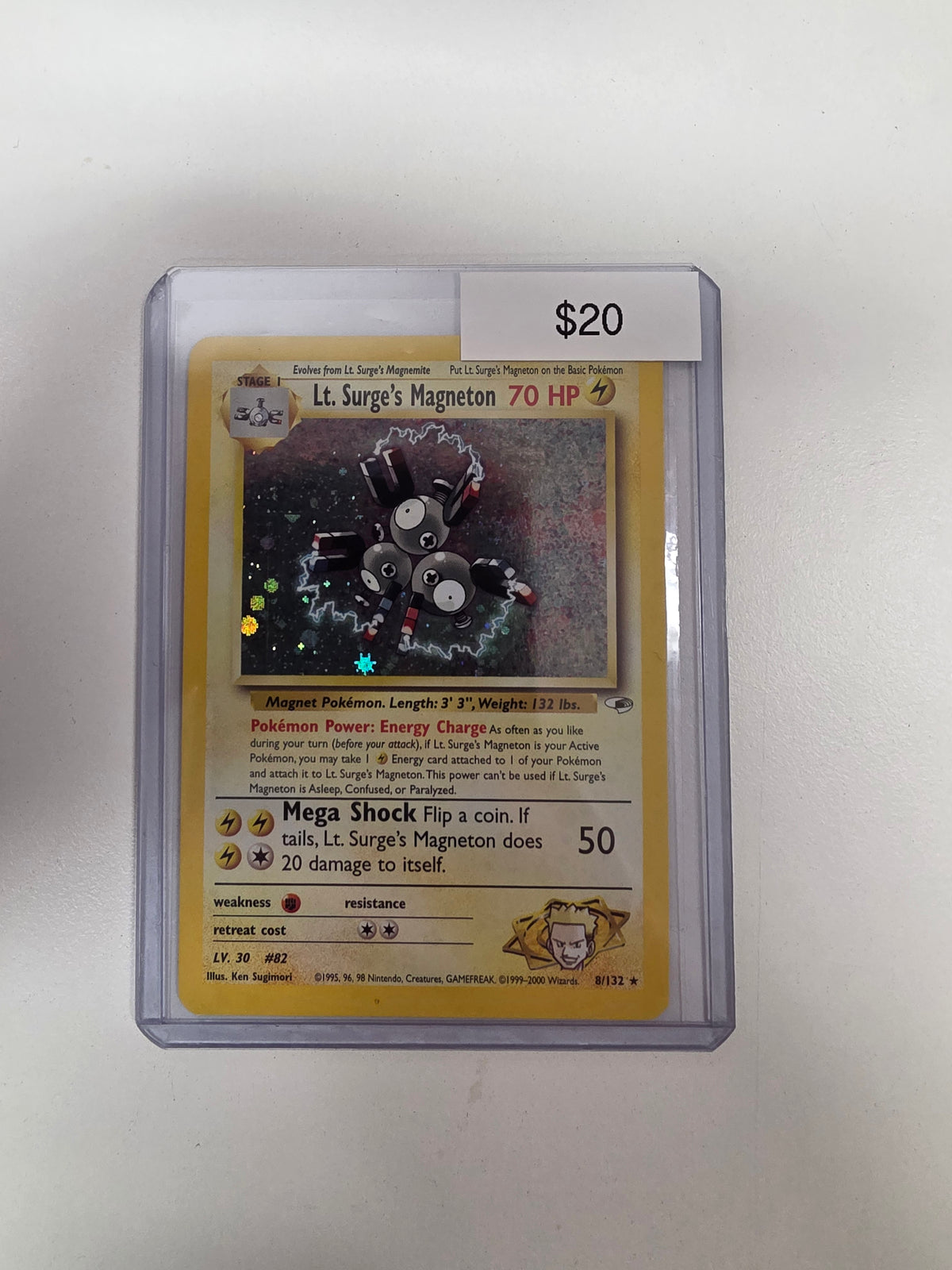 Pokemon Lt. Surge Magneton 8/132