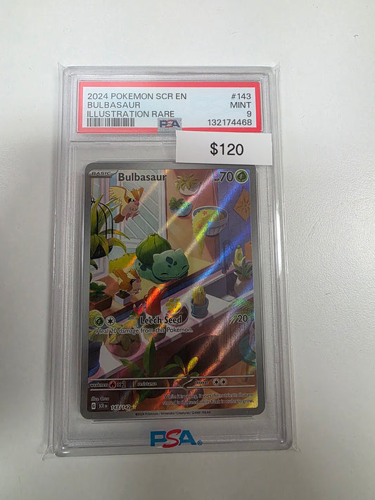 Pokemon Bulbasaur 143/142 PSA 9