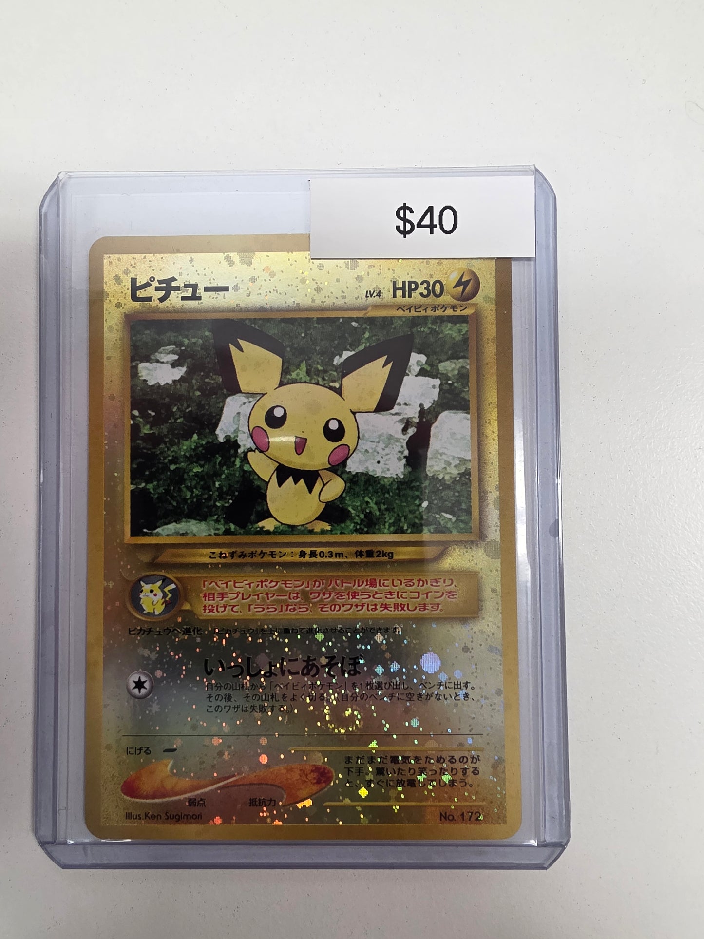 Pokemon Japanese Pichu 172