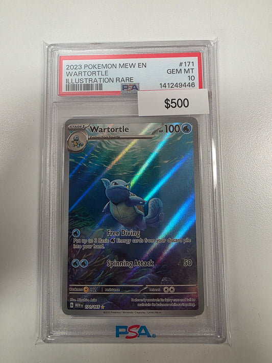 Pokemon Wartortle 171/165 PSA 10