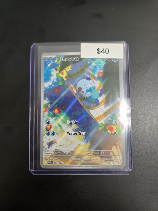 Pokemon White Flare Oshawott 105/086