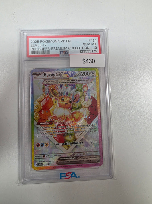 Pokemon Eevee ex 174 PSA 10