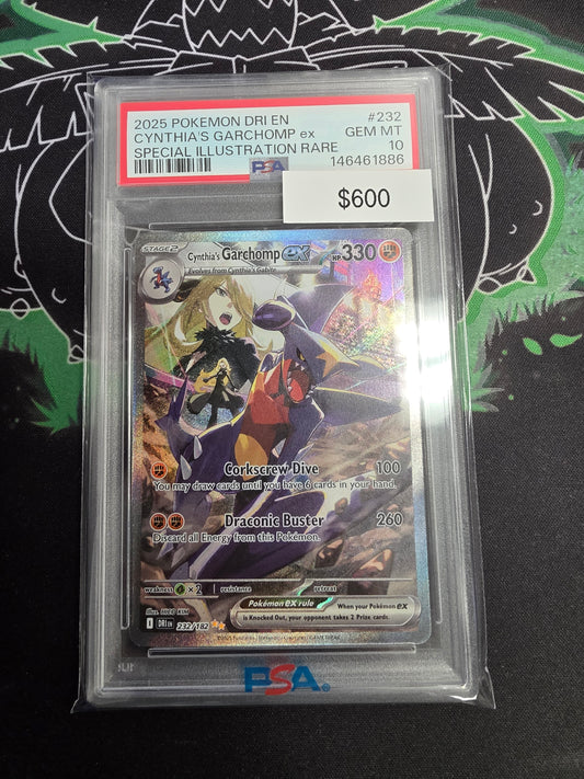 Pokemon Cynthia's Garchomp 232/182 PSA 10