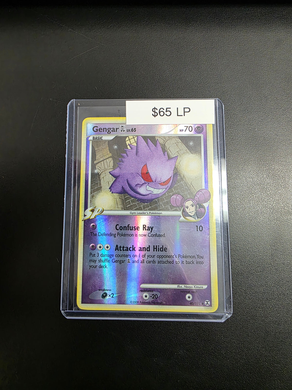 Pokemon Gengar Reverse foil 40/111 LP