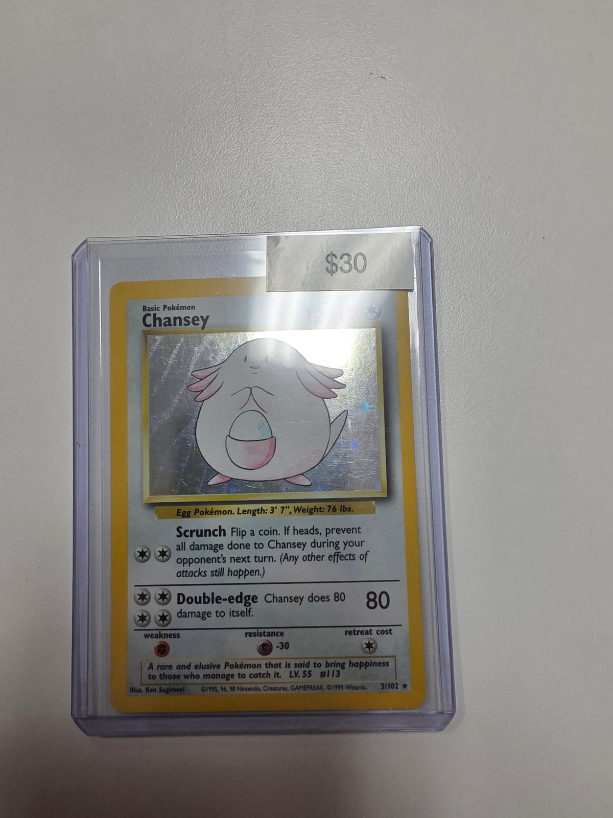 Pokemon Chansey 3/102