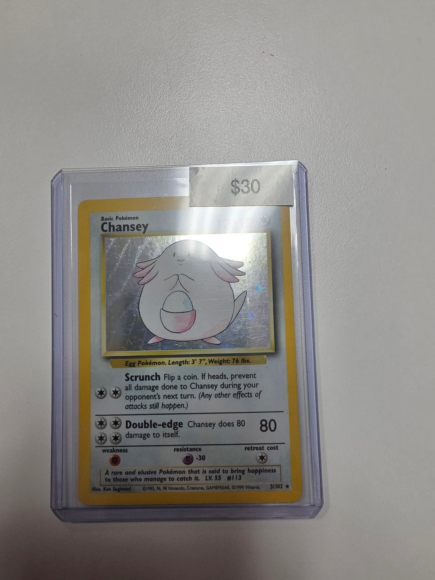 Pokemon Chansey 3/102