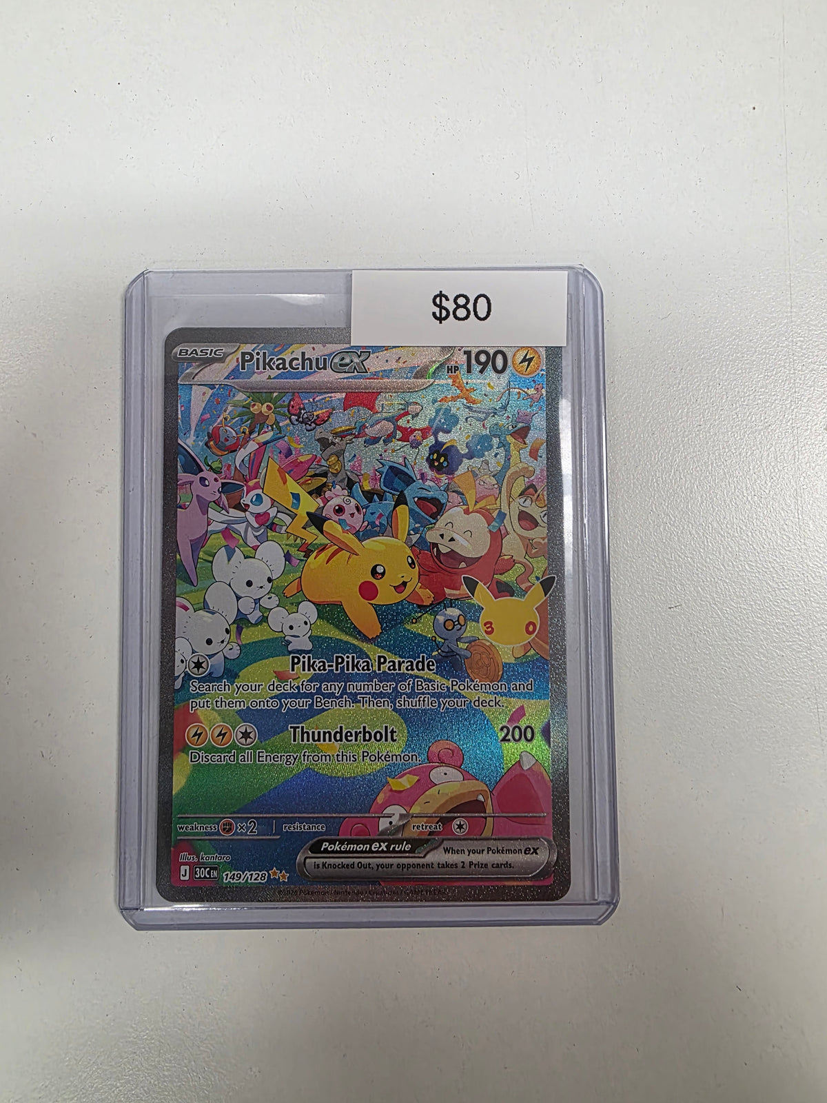 Pokemon Pikachu EX 149/128