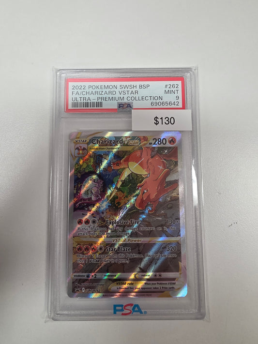 Pokemon Charizard Vstar swsh 262 PSA 9
