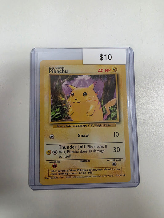 Pokemon Pikachu 58/102