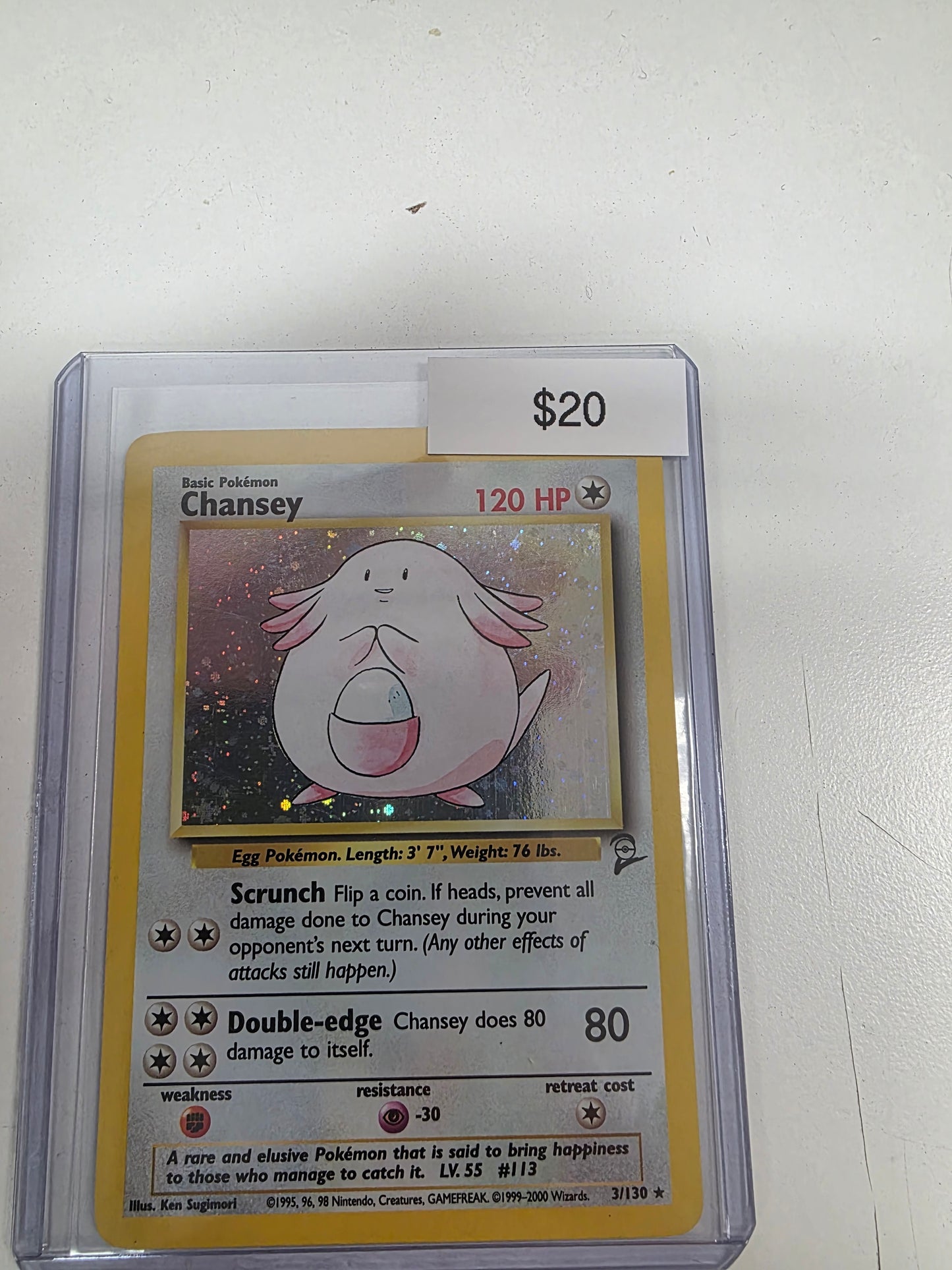 Pokemon Chansey 3/130 LP