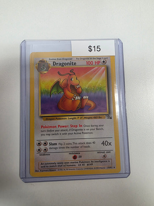 Pokemon Dragonite non holo 19/62